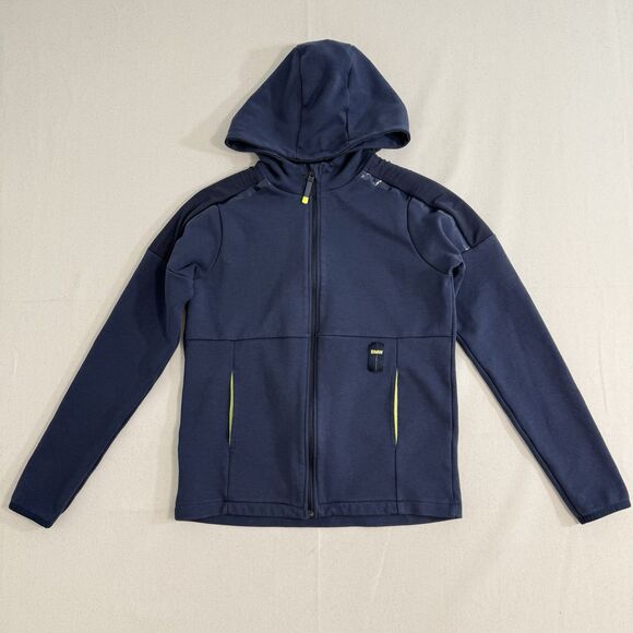 BMW Active Sweat Jacket, Women's, Blue/Lime - size Small - Picture 1 of 8